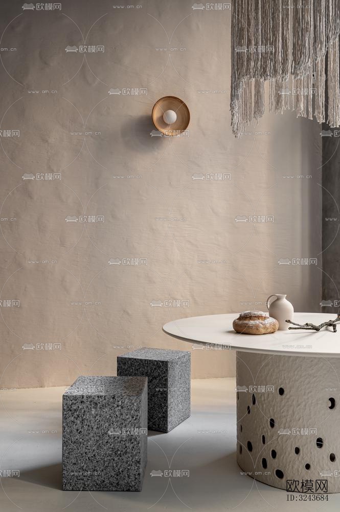 现代西餐厅效果图下载（渲染图13）