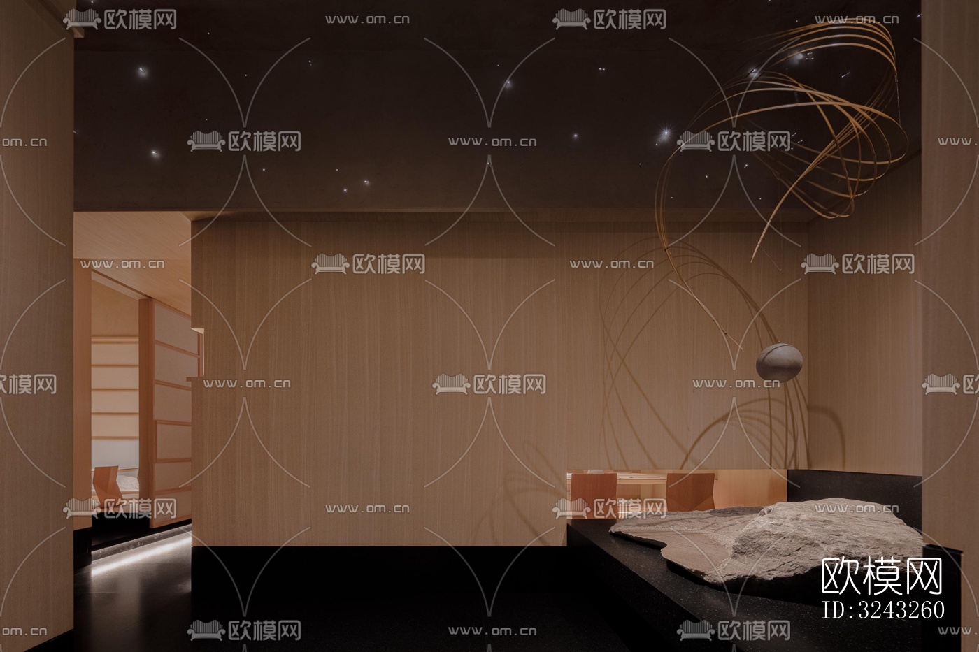 日式日韩料理效果图下载（渲染图14）