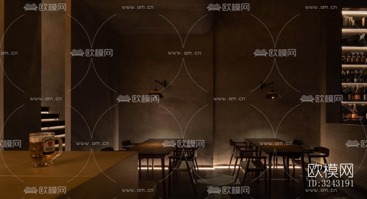 日式日韩料理效果图下载（渲染图11）