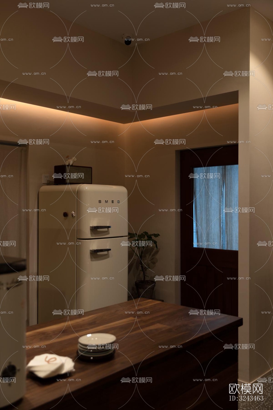 侘寂蛋糕甜品效果图下载（渲染图2）