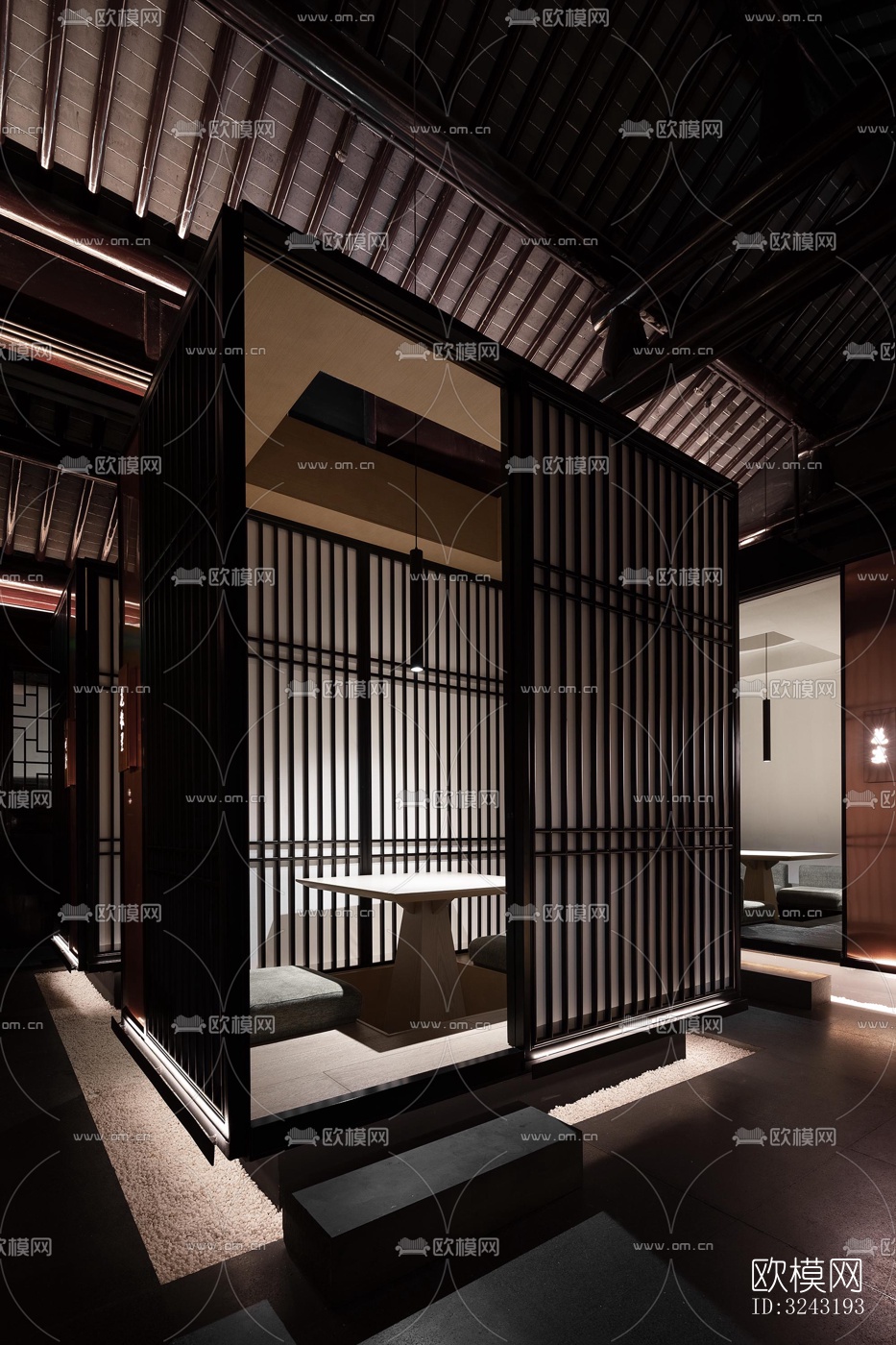 日式日韩料理效果图下载（渲染图2）