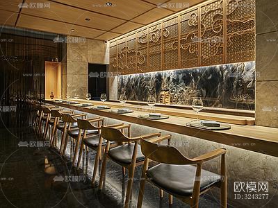 日式日韩料理效果图下载（渲染图3）