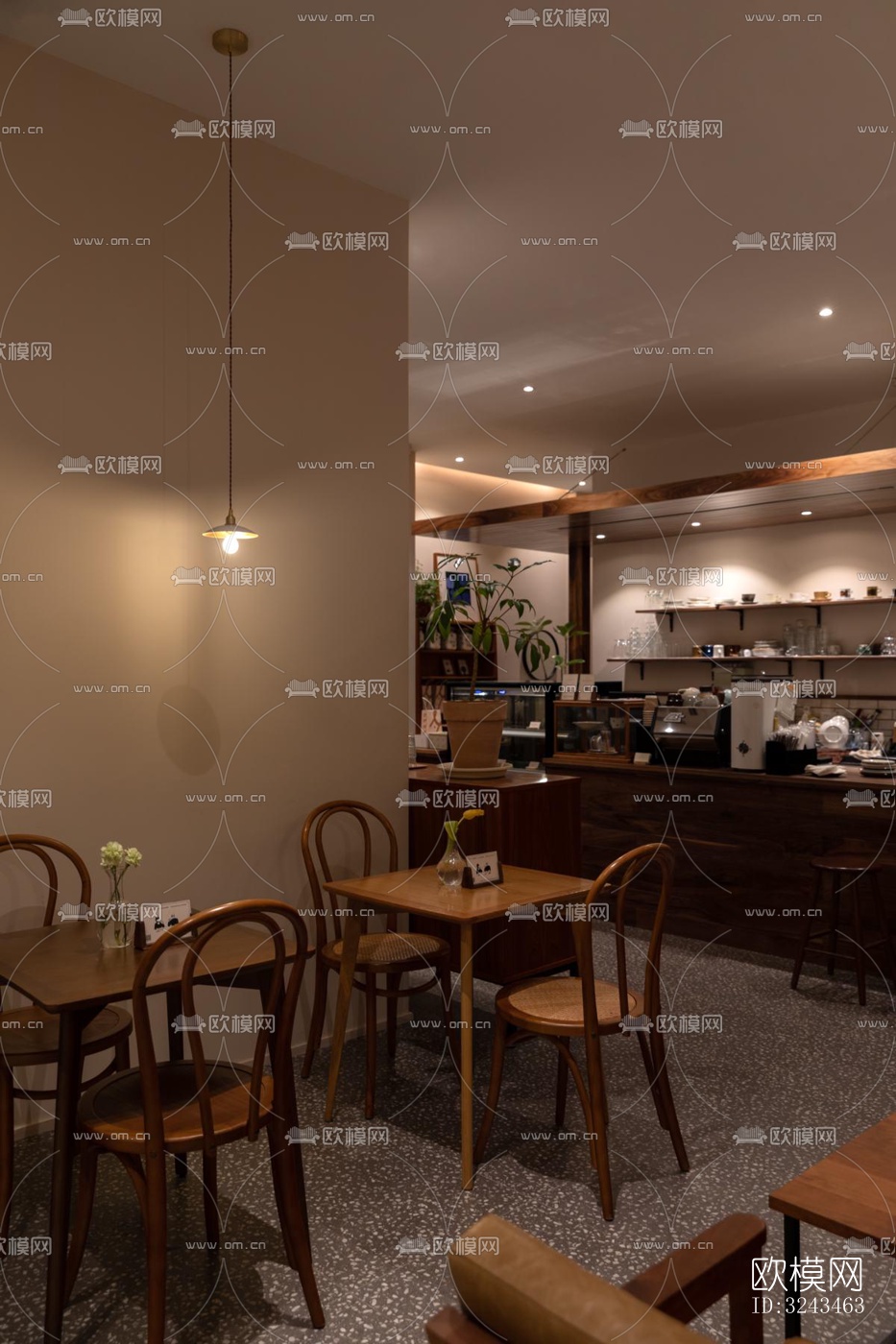 侘寂蛋糕甜品效果图下载（渲染图6）