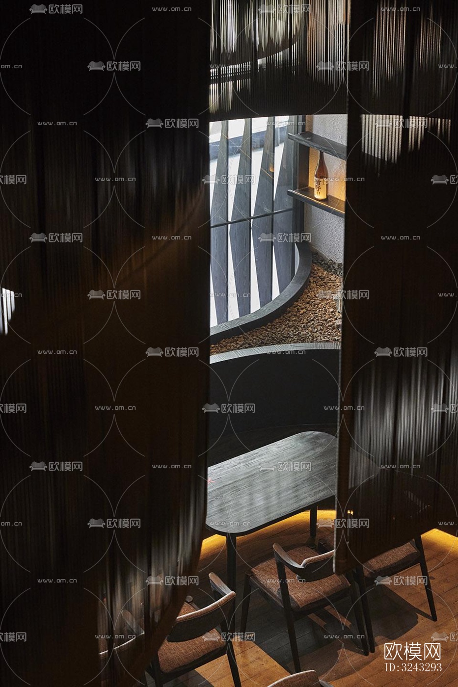 现代日韩料理效果图下载（渲染图9）