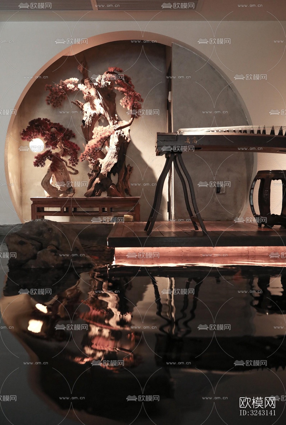 侘寂日韩料理效果图下载（渲染图8）