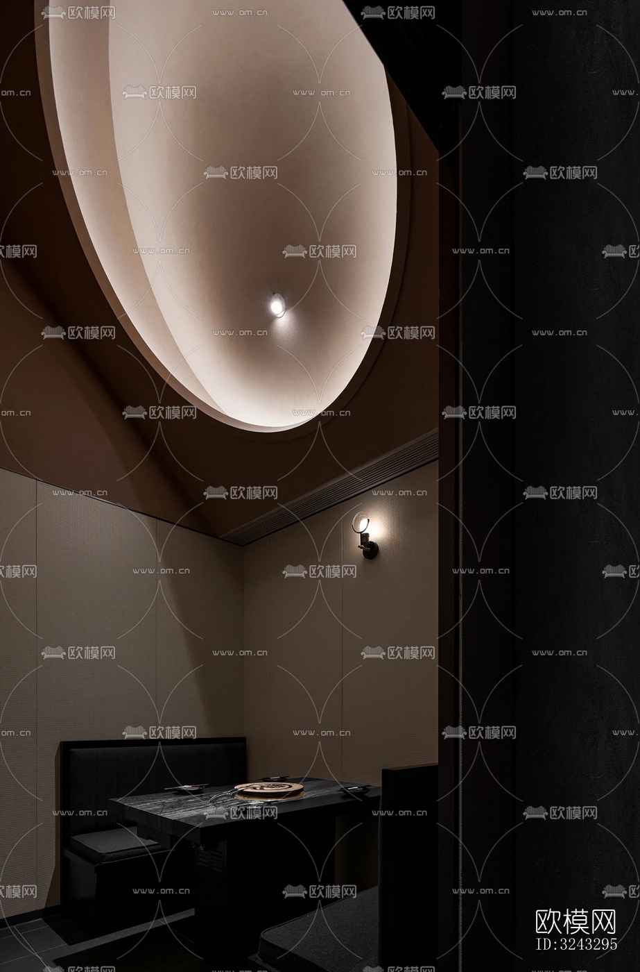 现代日韩料理效果图下载（渲染图5）