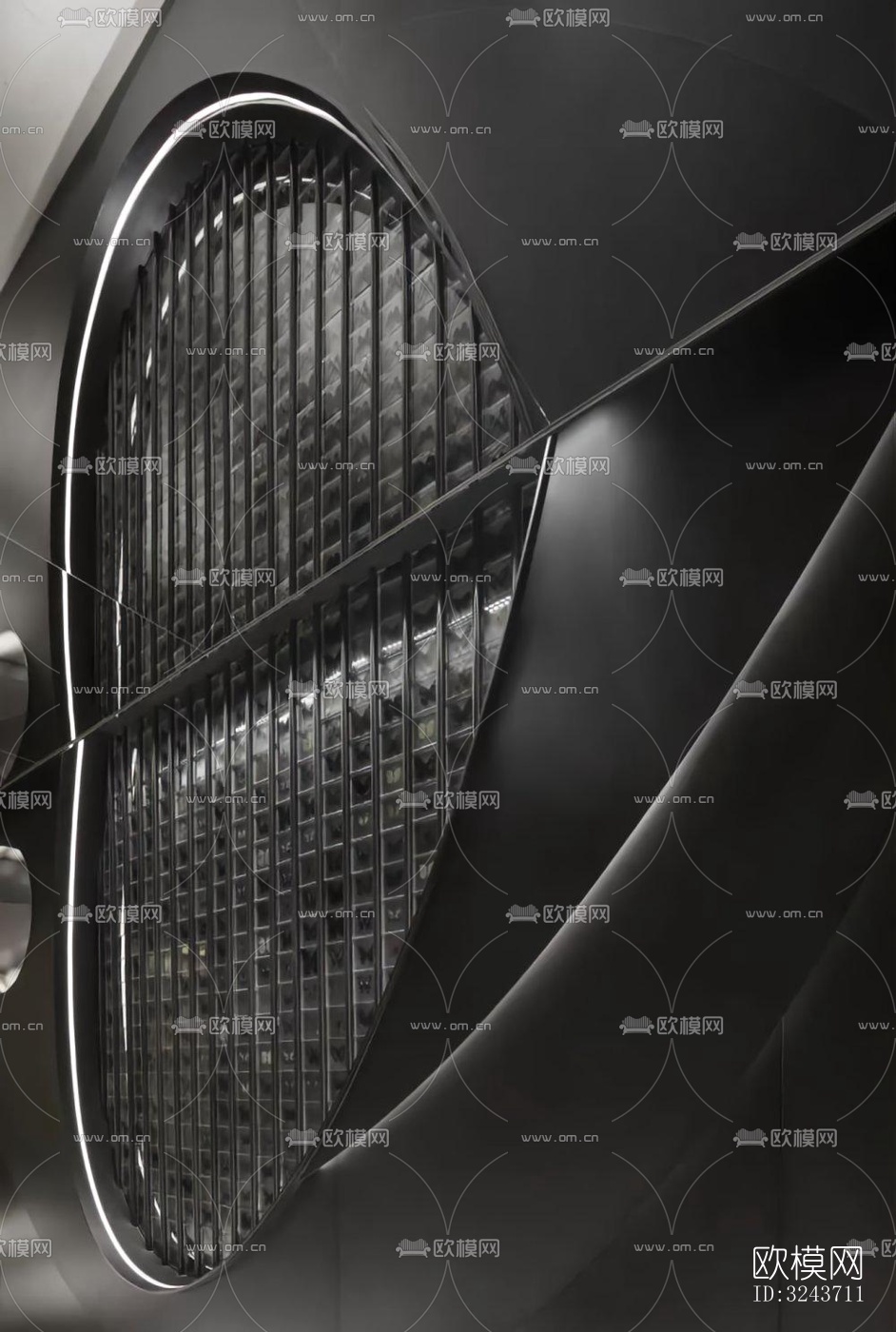 现代西餐厅效果图下载（渲染图3）