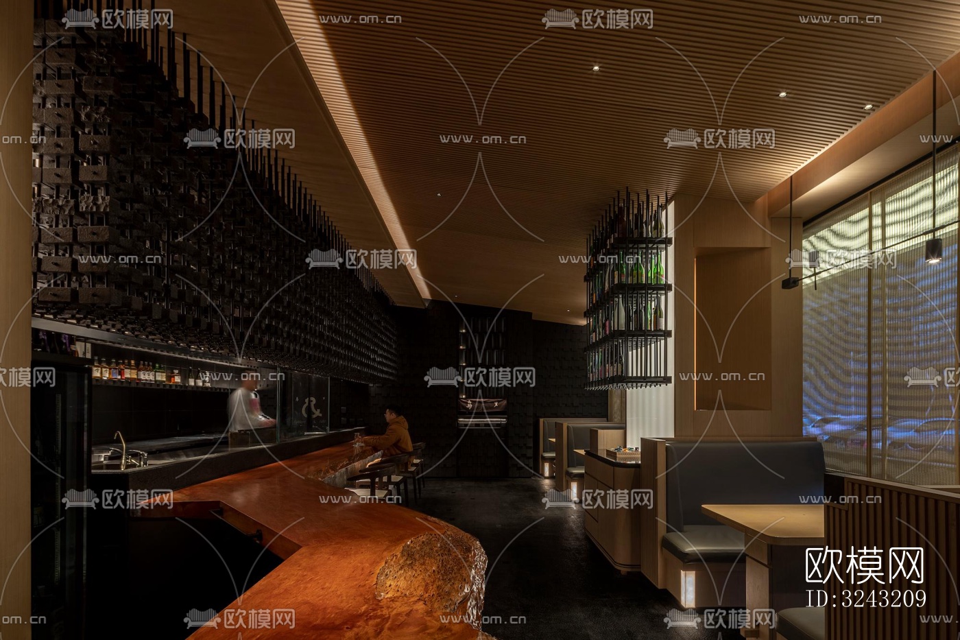 日式日韩料理效果图下载（渲染图11）