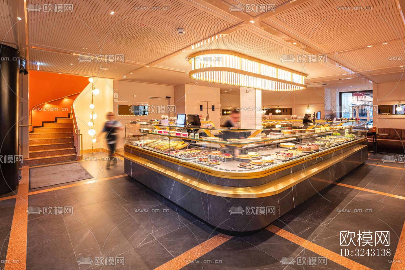 美式咖啡奶茶效果图下载（渲染图10）