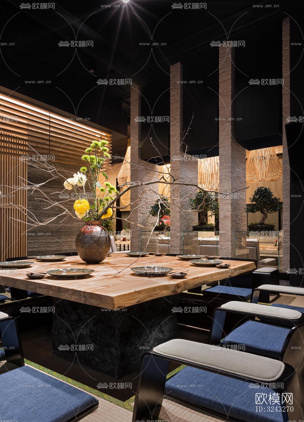 日式日韩料理效果图下载（渲染图8）