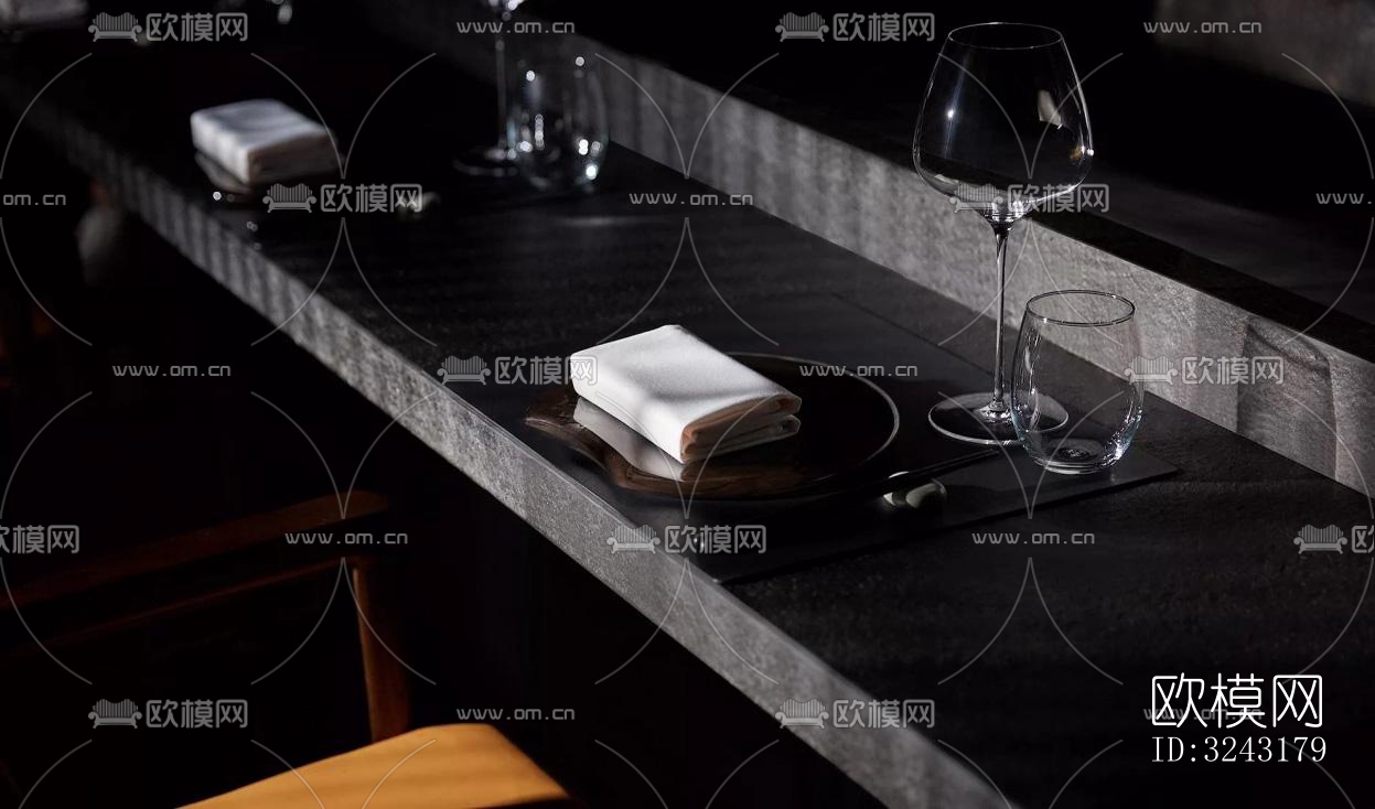 日式日韩料理效果图下载（渲染图6）