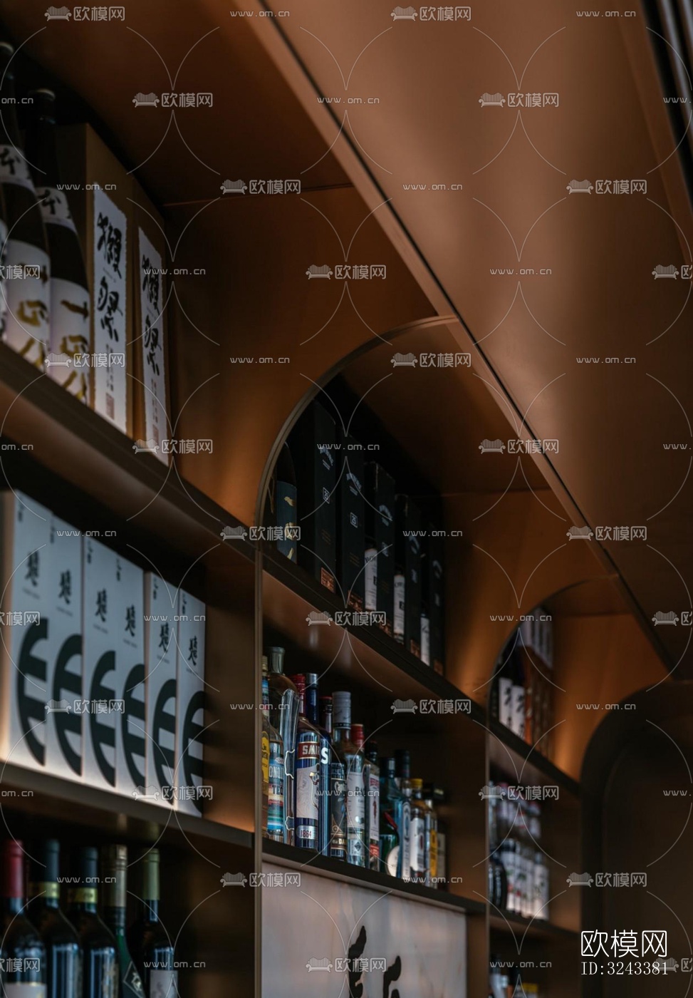 日式火锅烤肉效果图下载（渲染图10）