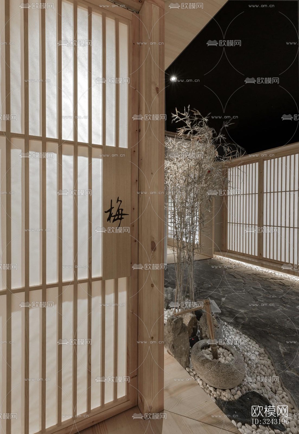 日式日韩料理效果图下载（渲染图10）