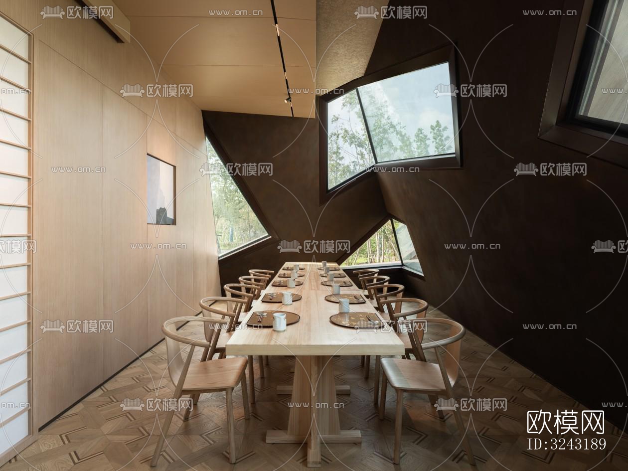 日式日韩料理效果图下载（渲染图10）