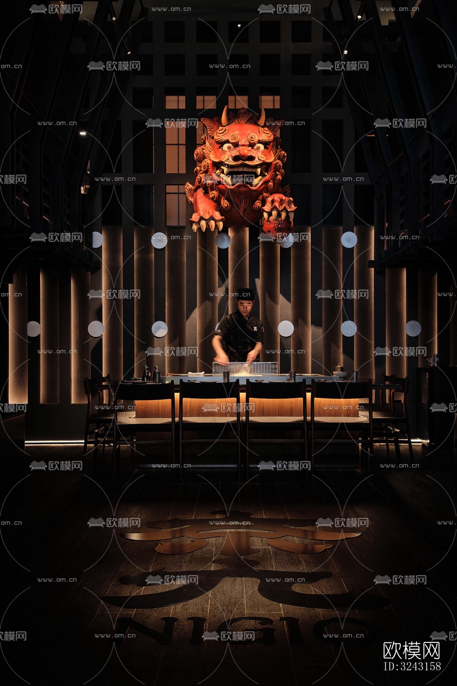 日式日韩料理效果图下载（渲染图4）