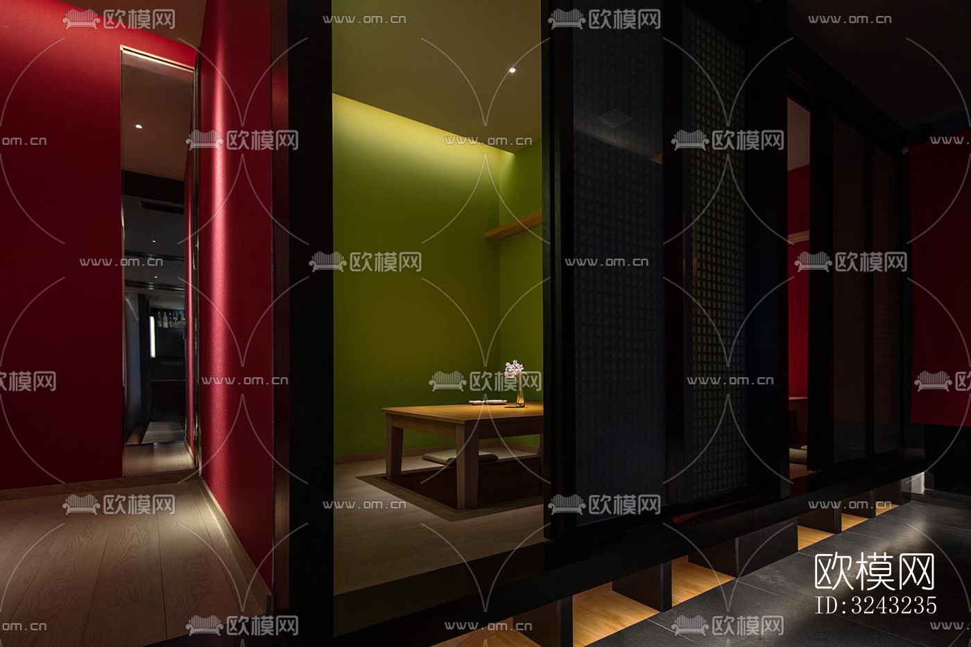 日式日韩料理效果图下载（渲染图10）