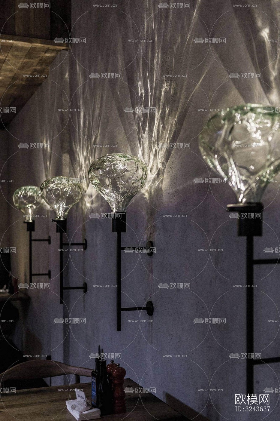 工业风西餐厅效果图下载（渲染图7）