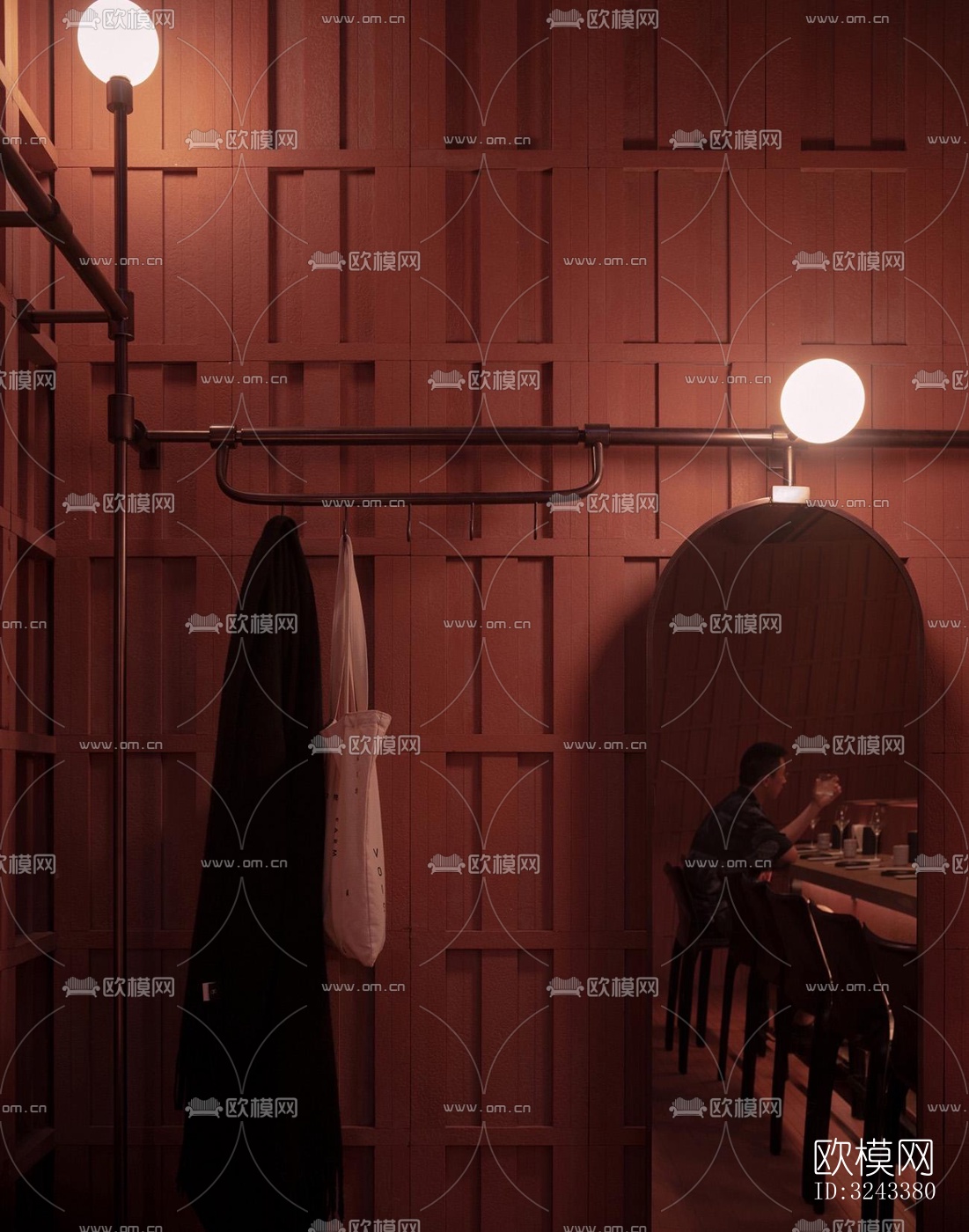 日式火锅烤肉效果图下载（渲染图18）