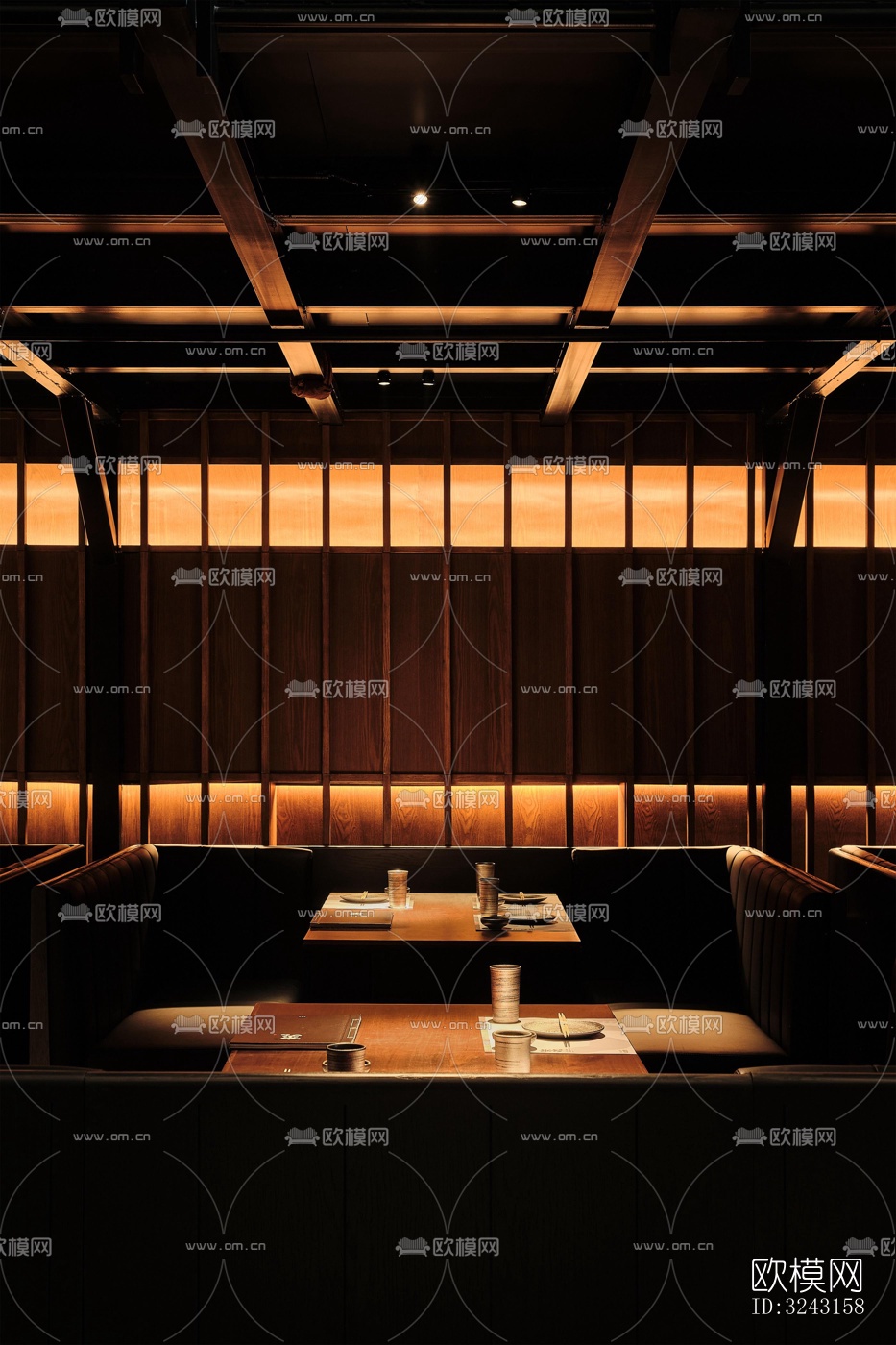 日式日韩料理效果图下载（渲染图16）