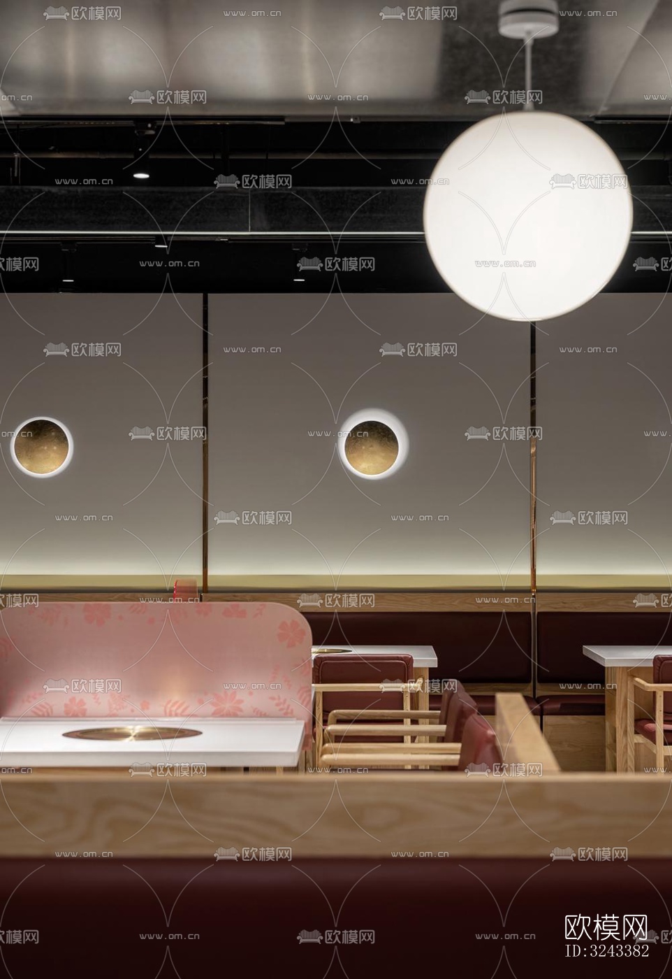 日式火锅烤肉效果图下载（渲染图12）