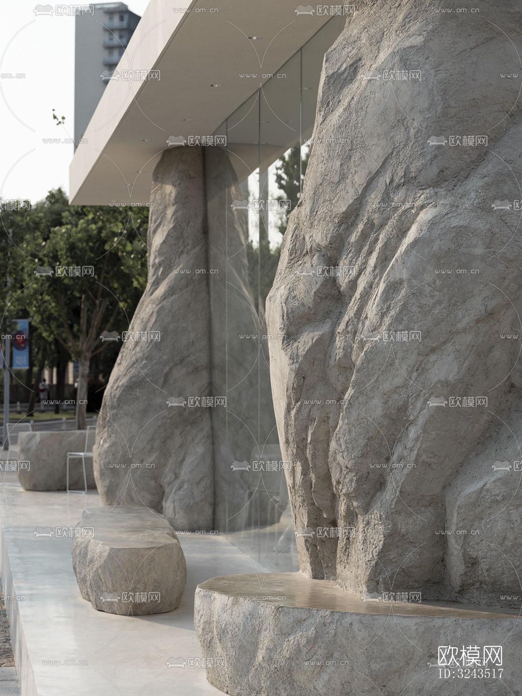 现代蛋糕甜品效果图下载（渲染图2）