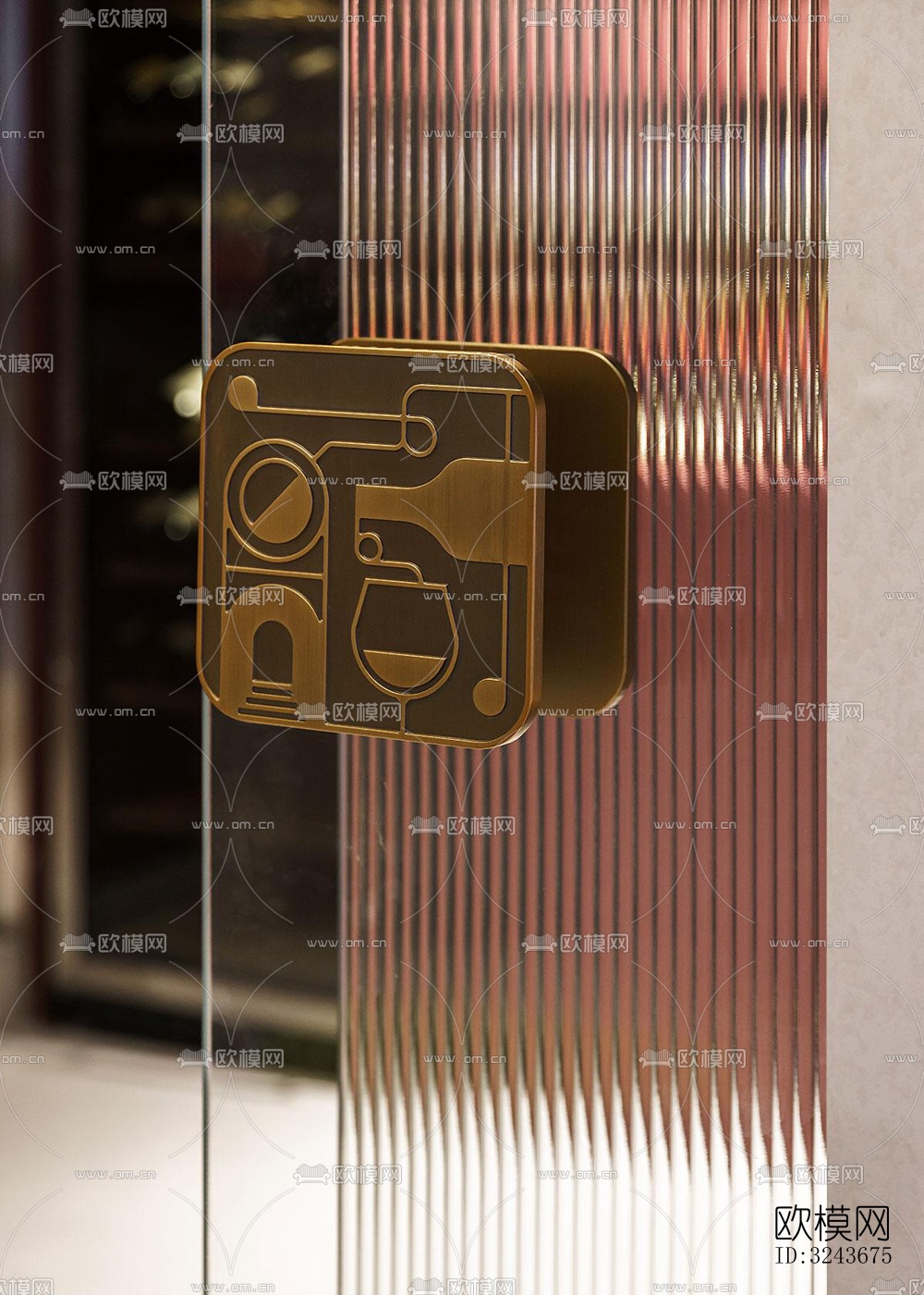 现代西餐厅效果图下载（渲染图14）