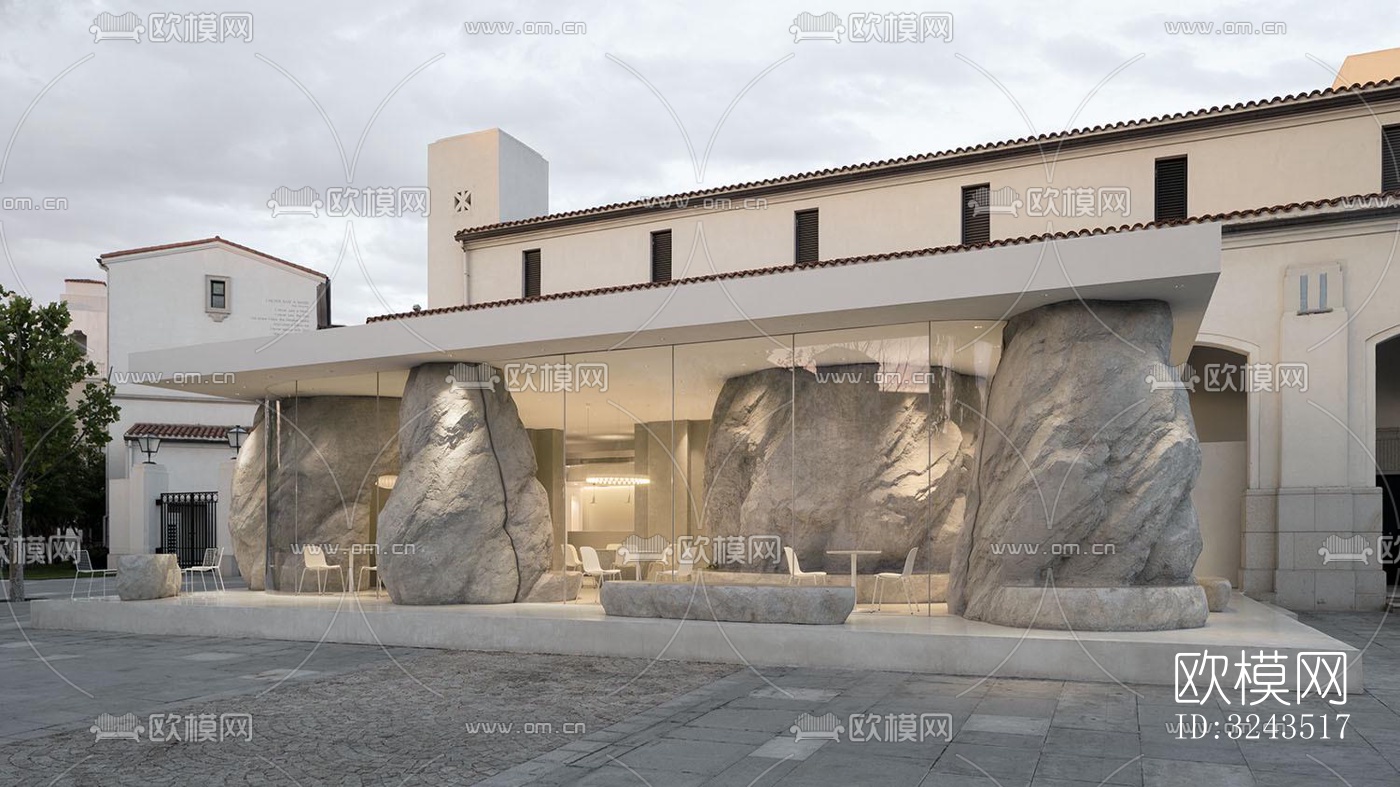 现代蛋糕甜品效果图下载（渲染图12）