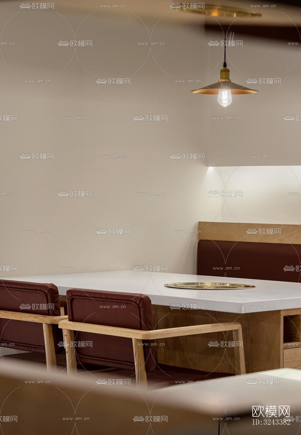 日式火锅烤肉效果图下载（渲染图5）