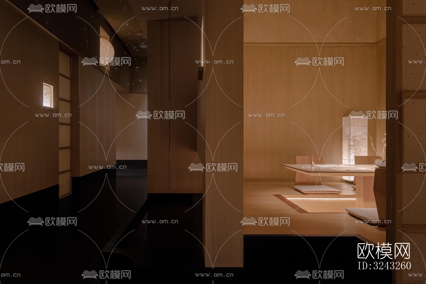 日式日韩料理效果图下载（渲染图8）