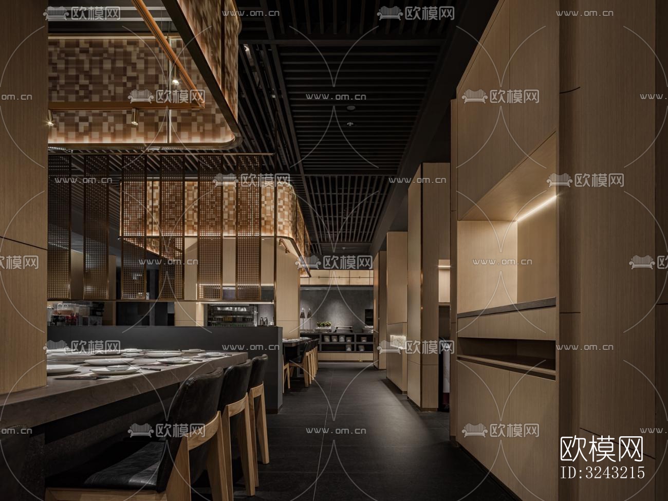 日式日韩料理效果图下载（渲染图19）