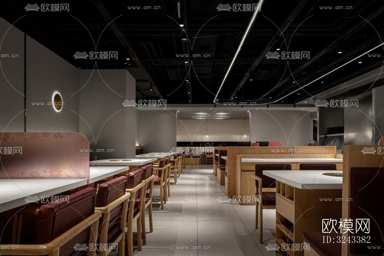 日式火锅烤肉效果图下载（渲染图7）