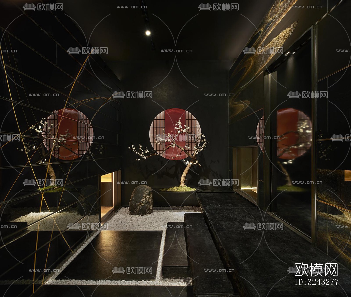 日式日韩料理效果图下载（渲染图7）