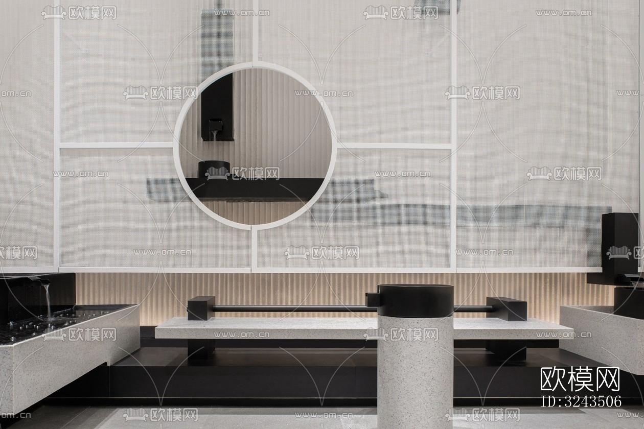 新中式蛋糕甜品效果图下载（渲染图8）