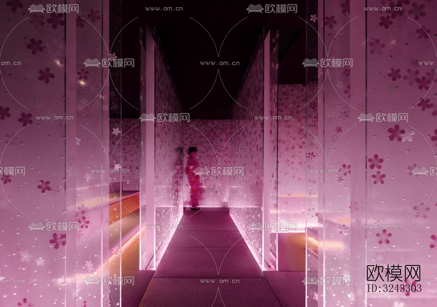 现代日韩料理效果图下载（渲染图14）