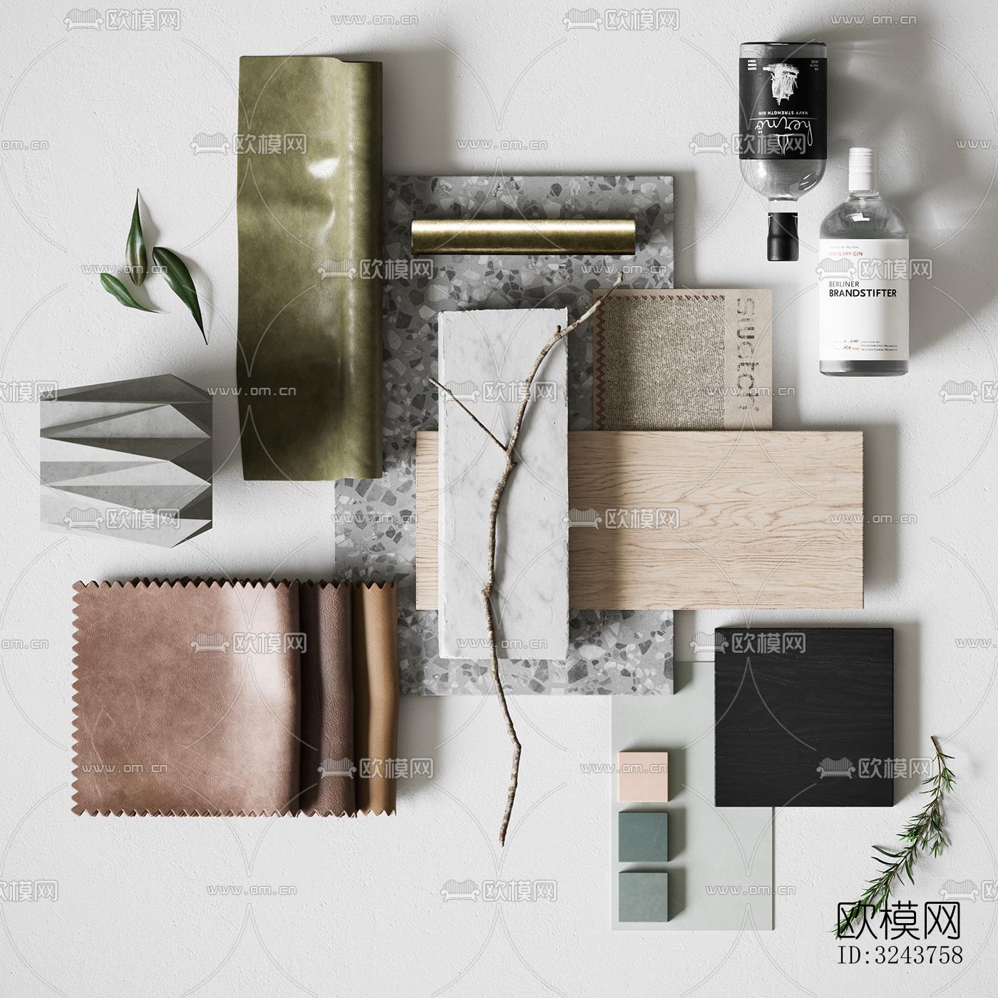 现代西餐厅效果图下载（渲染图4）