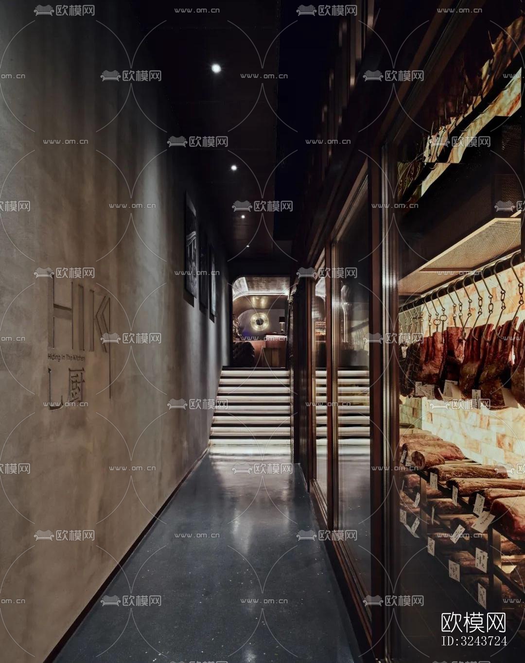 现代西餐厅效果图下载（渲染图18）