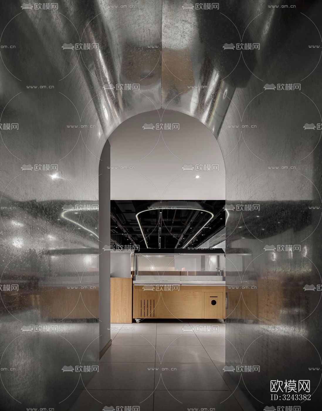 日式火锅烤肉效果图下载（渲染图10）