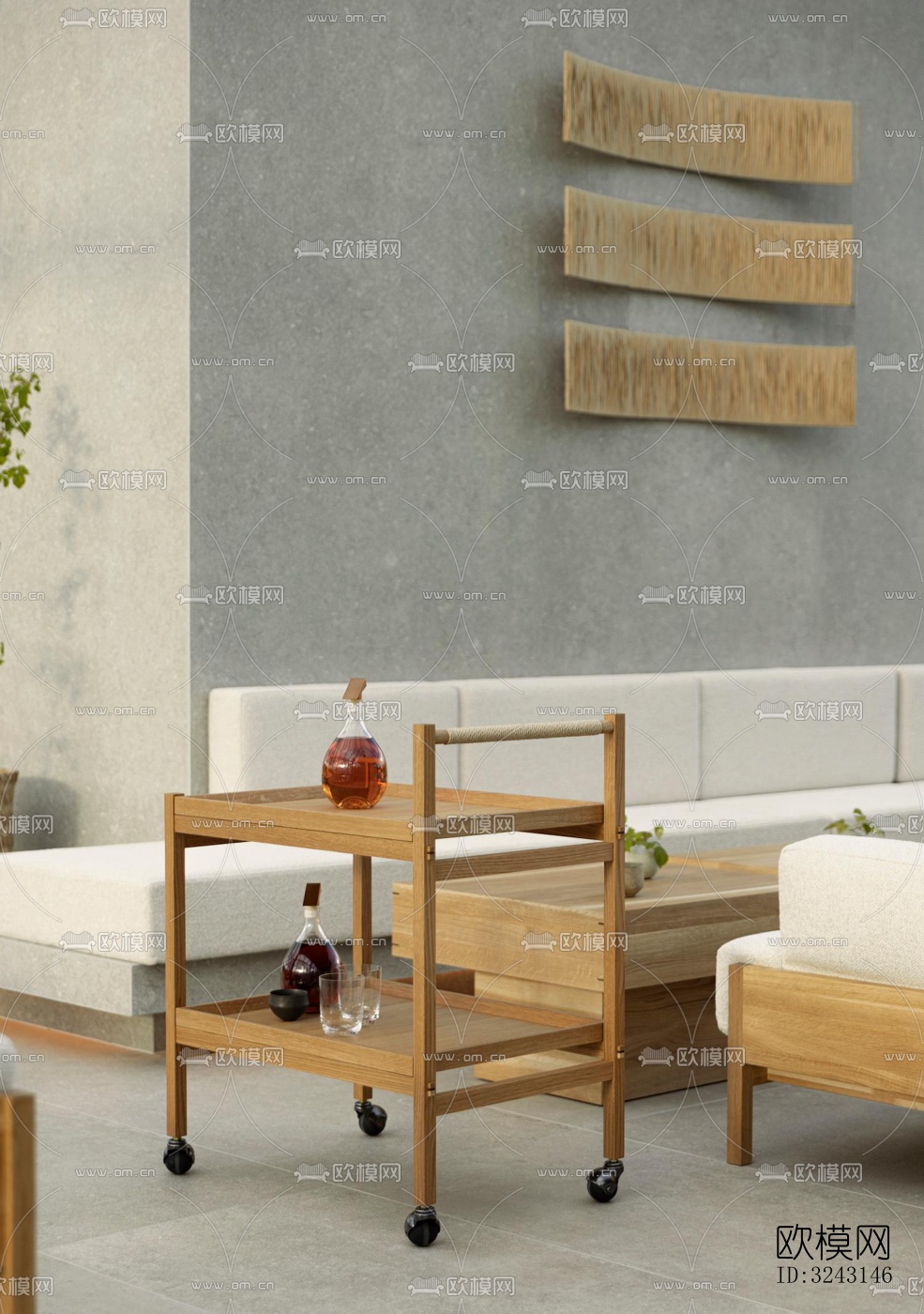 日式日韩料理效果图下载（渲染图11）