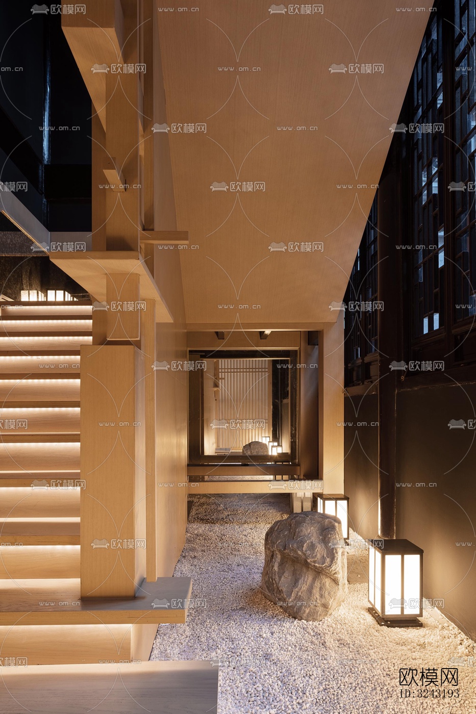 日式日韩料理效果图下载（渲染图10）