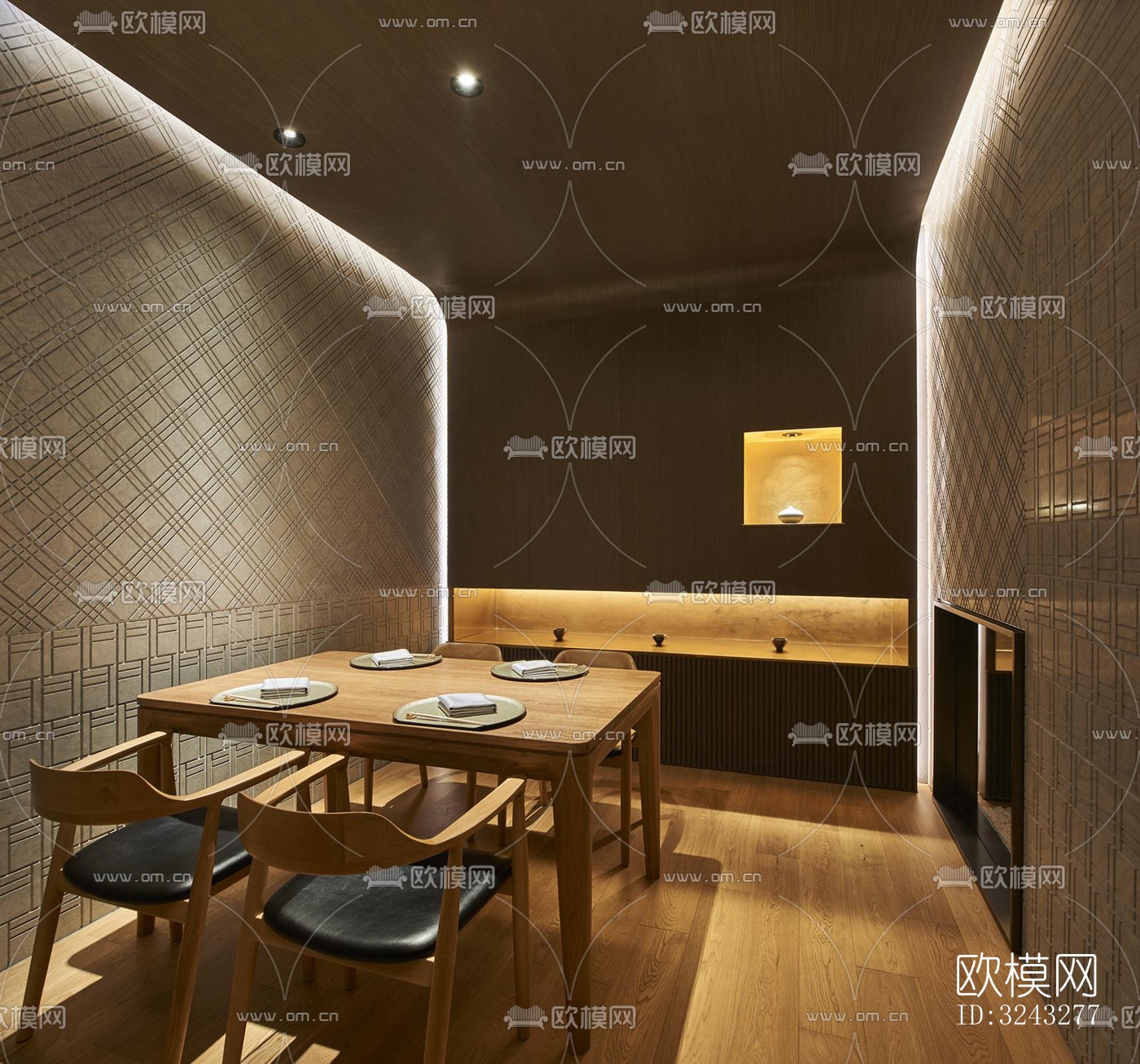 日式日韩料理效果图下载（渲染图10）