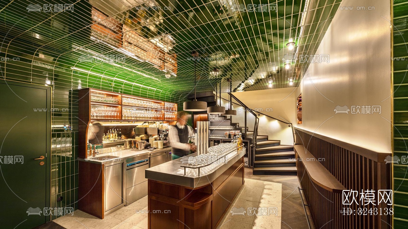 美式咖啡奶茶效果图下载（渲染图5）