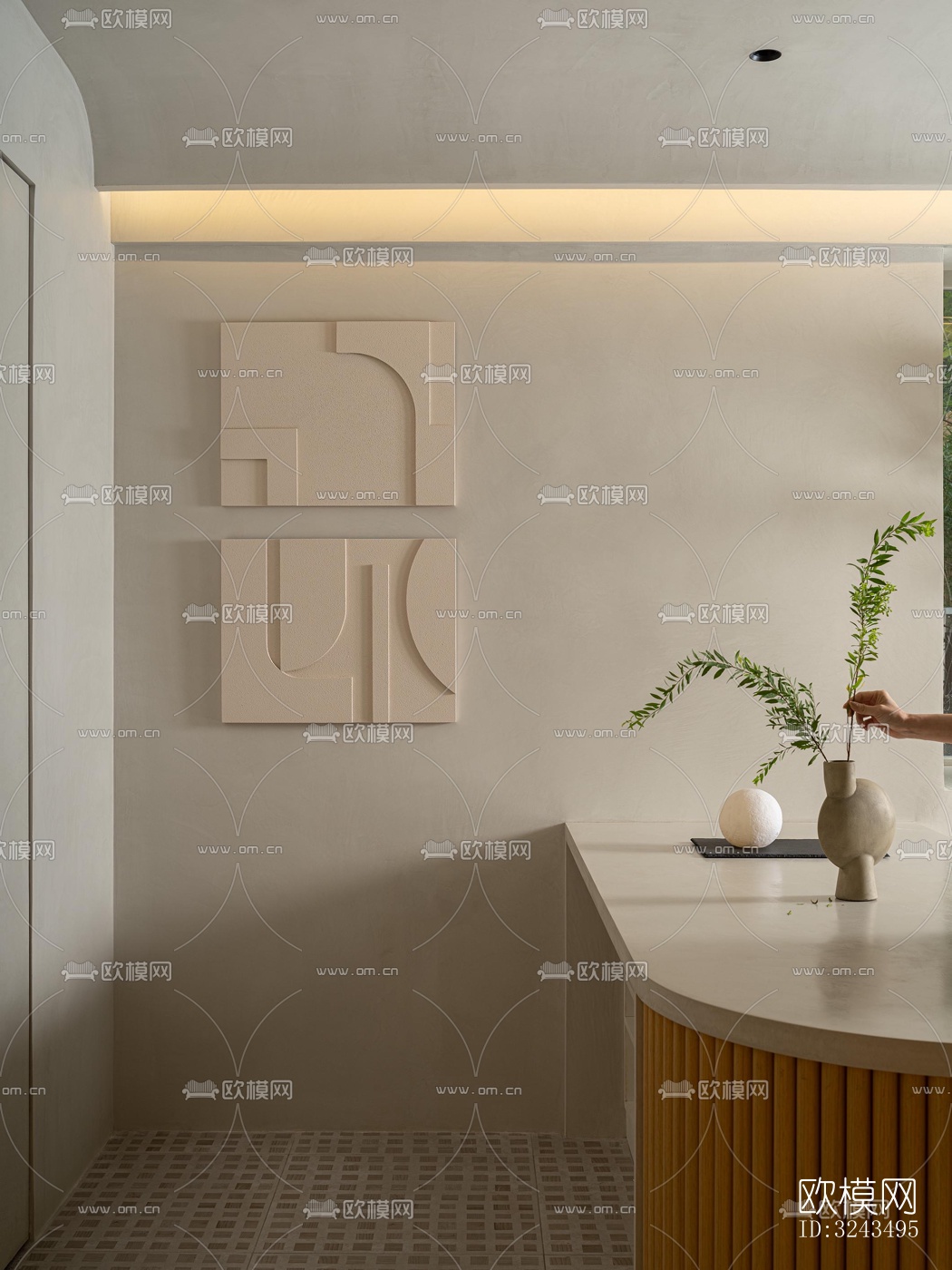 奶油风蛋糕甜品效果图下载（渲染图7）