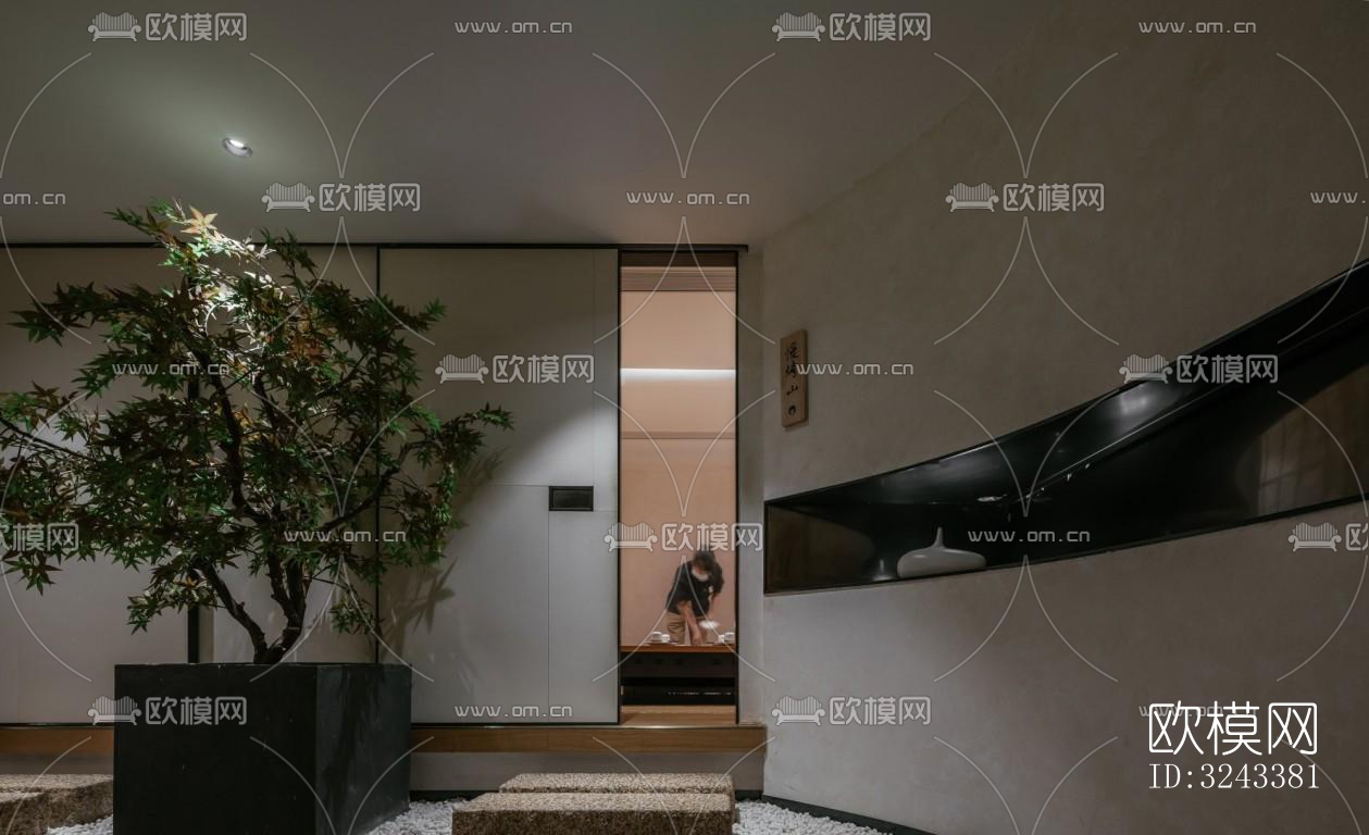 日式火锅烤肉效果图下载（渲染图11）