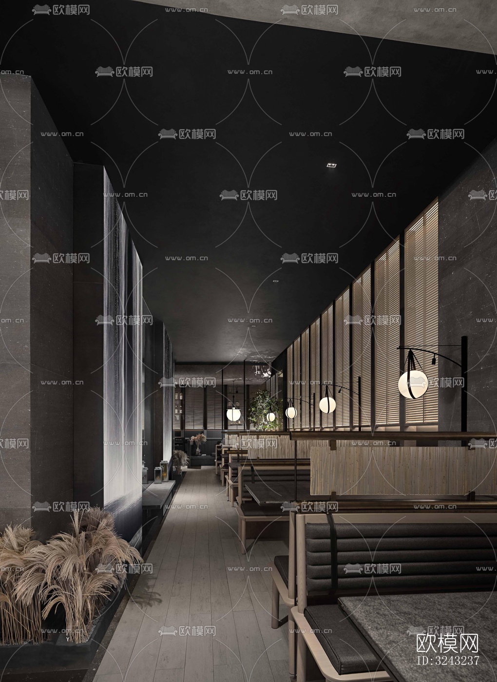 日式日韩料理效果图下载（渲染图5）