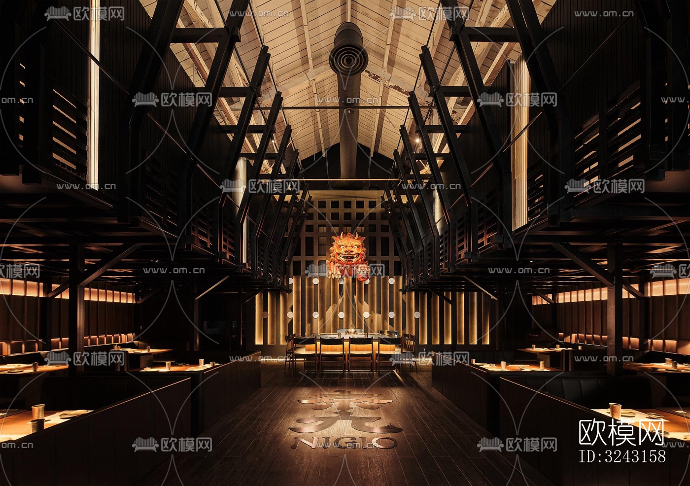 日式日韩料理效果图下载（渲染图1）