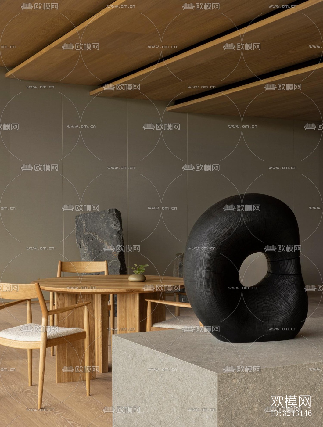 日式日韩料理效果图下载（渲染图15）