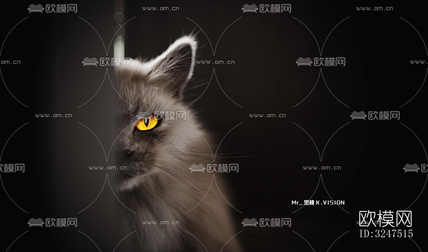 现代客餐厅效果图下载（渲染图1）