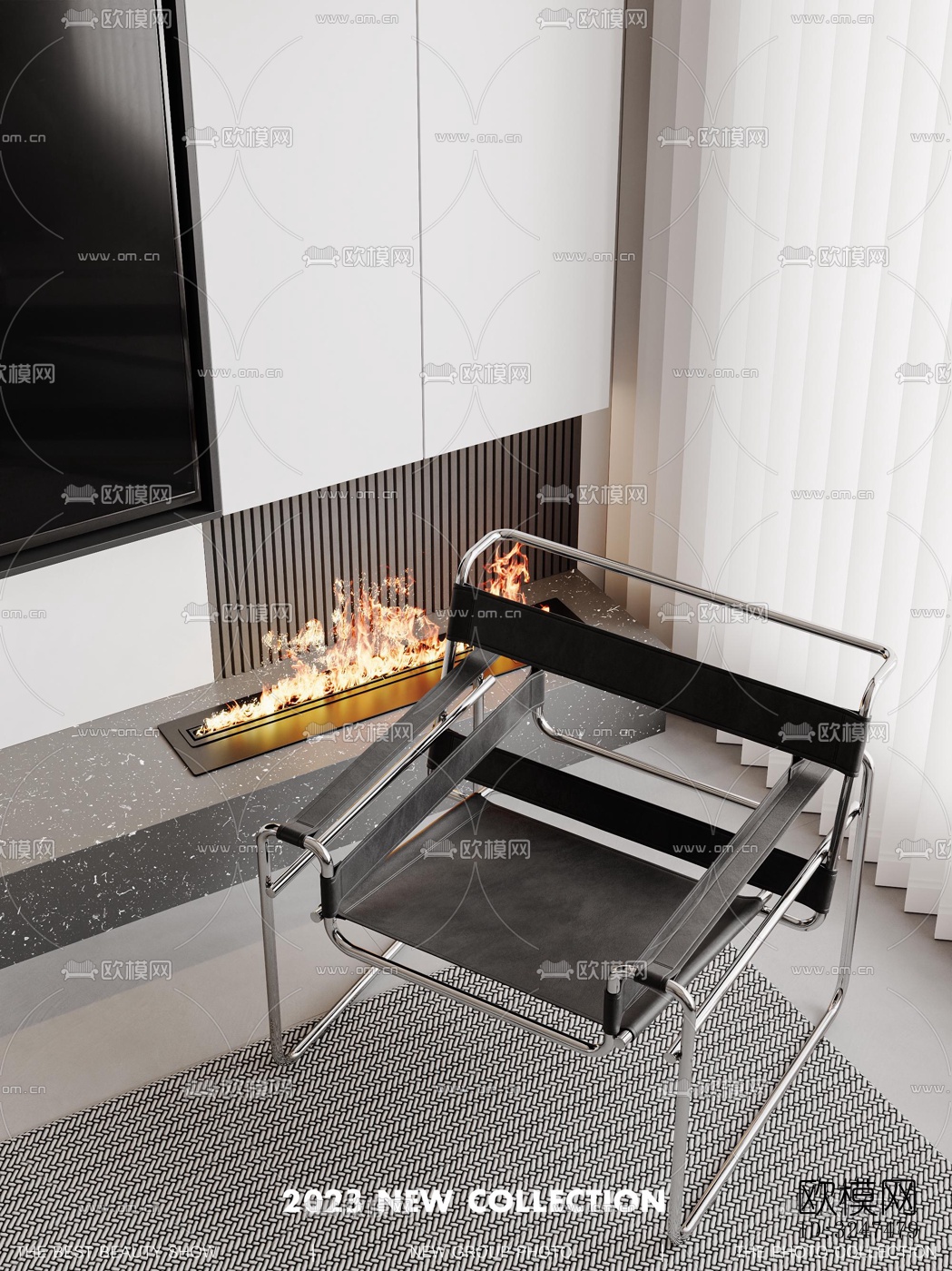 现代客餐厅效果图下载（渲染图8）