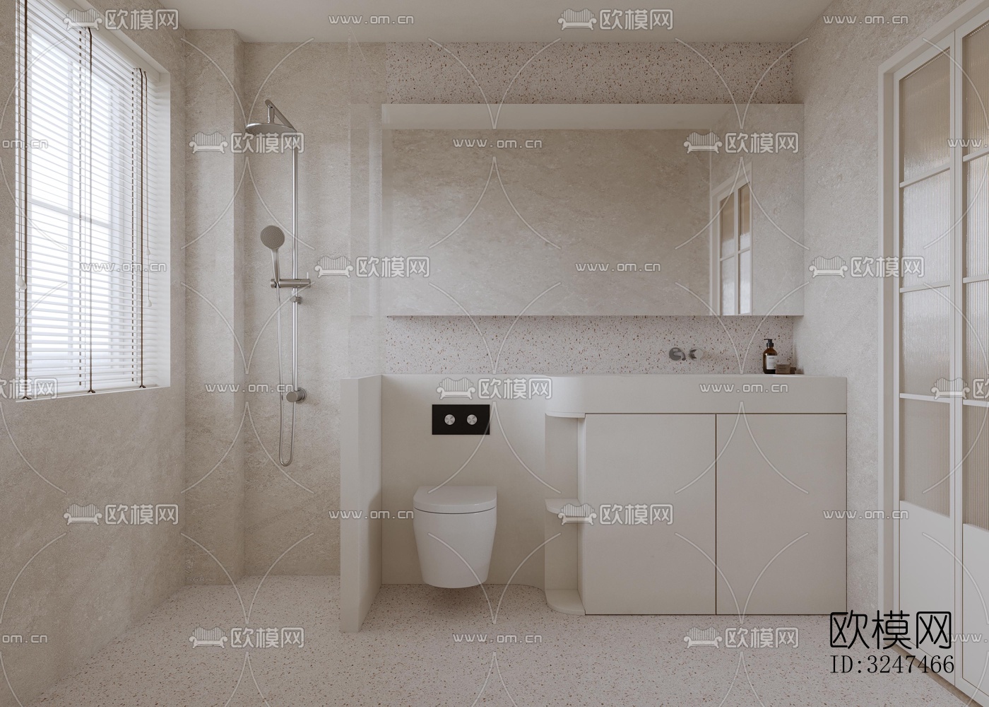 现代客餐厅效果图下载（渲染图9）