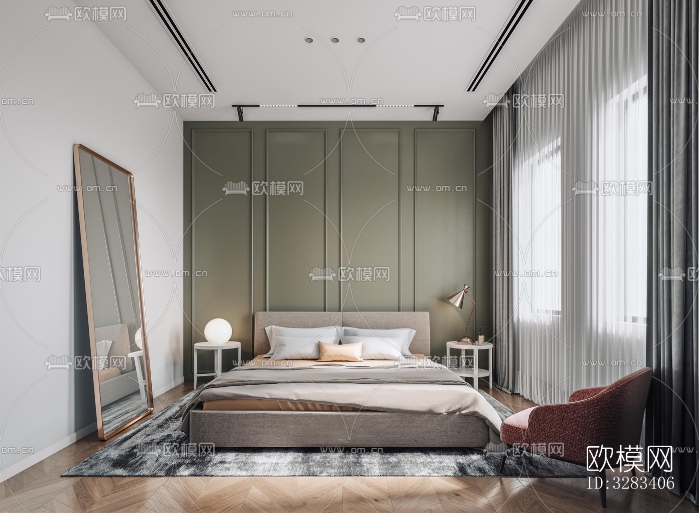 现代别墅效果图下载（渲染图19）